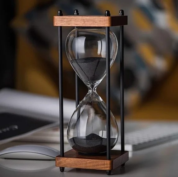 Relojes de Arena Magnéticos Hipnóticos para Escritorio