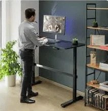 escritorio elevable eléctrico