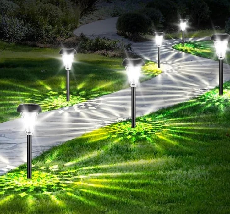 jardín con Luces LED